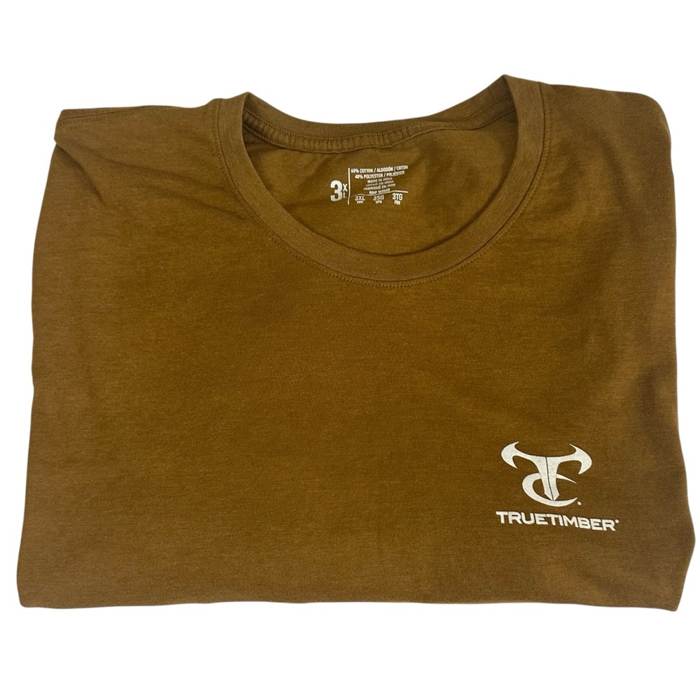 TrueTimber long sleeve t-shirt. Brown, men’s size 3XL